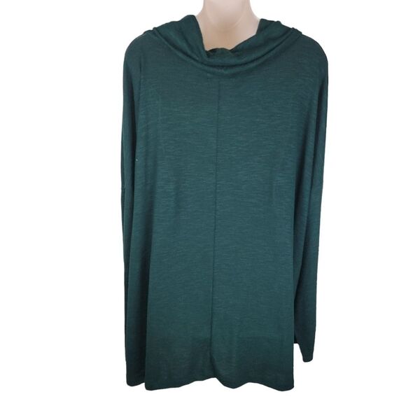 Maurices 24/7 marled cowl neck holiday top size 4/4x - Picture 2 of 6